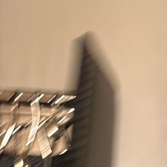 Gucci Foldover Key Holder Card Case Black Leather Script Logo Luxury Minimalist - Picture 11 of 11